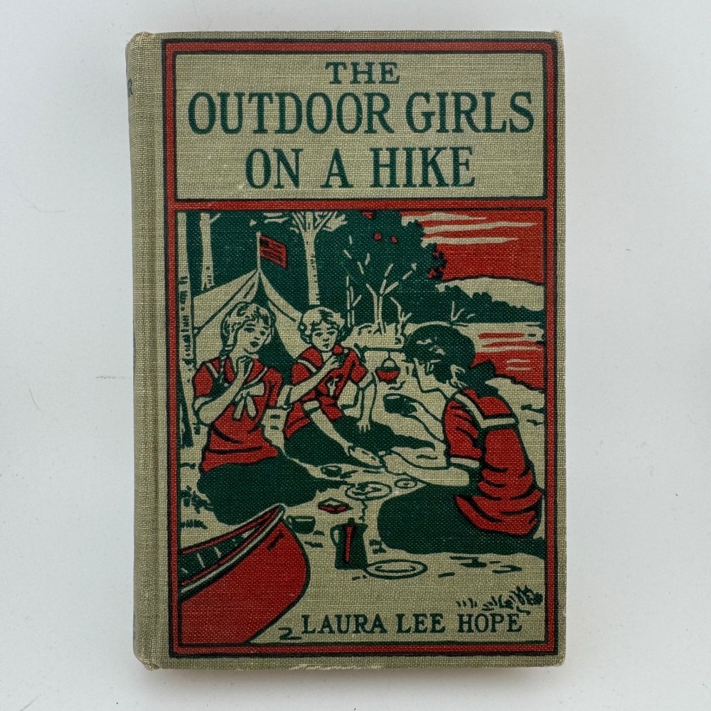 Grosset & Dunlap The Outdoor Girls on a Hike 1929 Laura Lee Hope Vintage Book